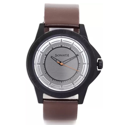 "Sonata Gents Watch 77018PL01 - Click here to View more details about this Product